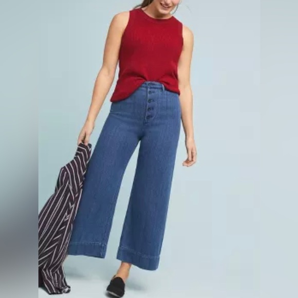 Anthropologie Denim - Anthropologie Pilcro Ultra High Rise Wide Leg Jean 30